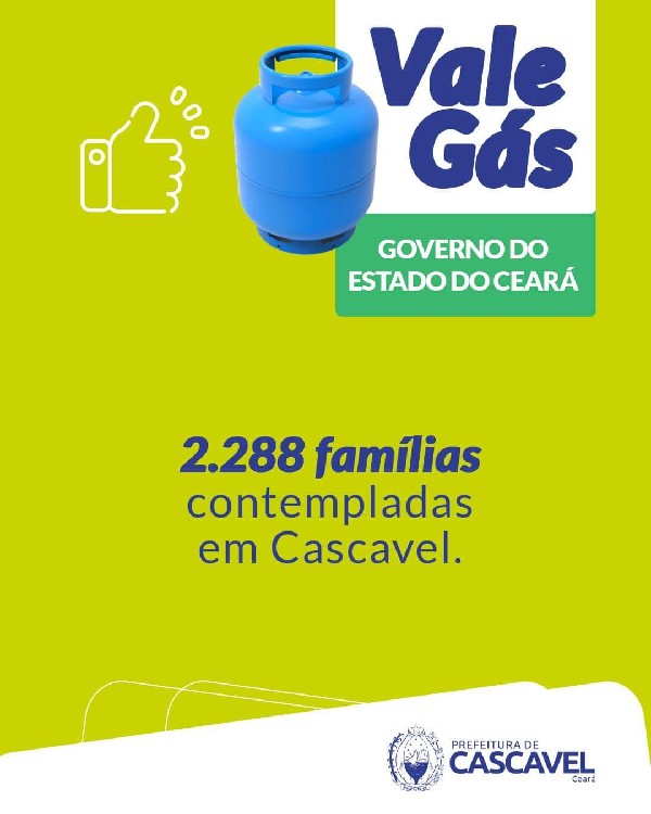 1° LOTE DO VALE GÁS DO GOVERNO ESTADUAL 2021